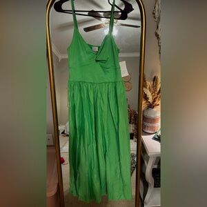 A New Day Vibrant Green Maxi Dress